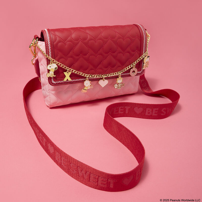 Peanuts Snoopy Valentine's Day Charm Crossbody Bag, , hi-res view 4